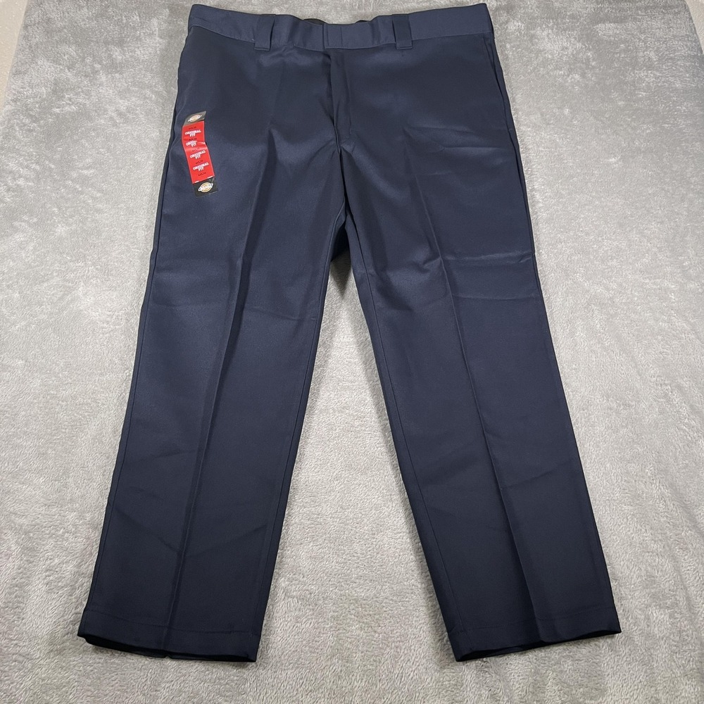 Dickies 874‎ Flex Work Pants Mens 44x30 Navy Original Fit Twill Stain Release